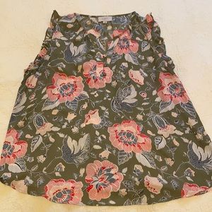 LOFT Floral Blouse